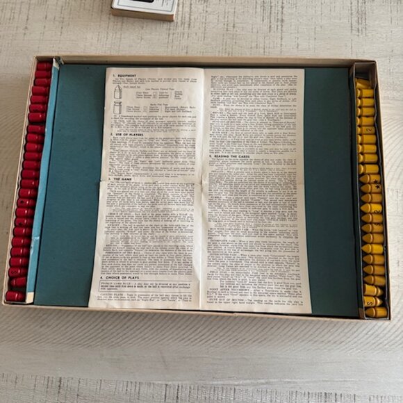 Rare, COMPLETE Vintage 1946 Parker Brothers Pigskin Board Game - Picture 10 of 15